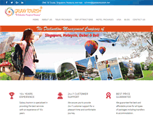 Tablet Screenshot of galaxytourism.com